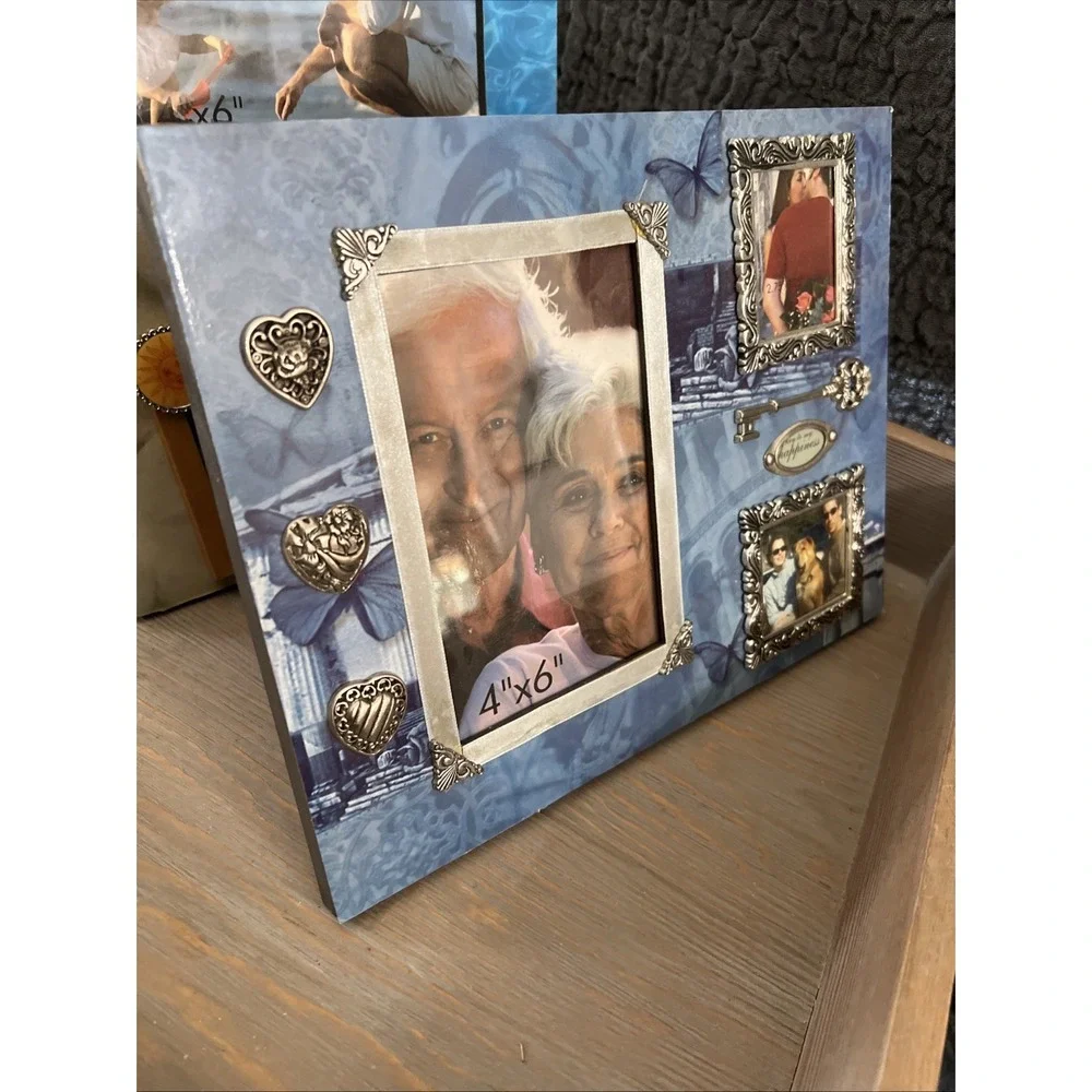 Collage Art‎ Photo Frames 3 Frames/3 Scrapbooking Style Designs Good Condition